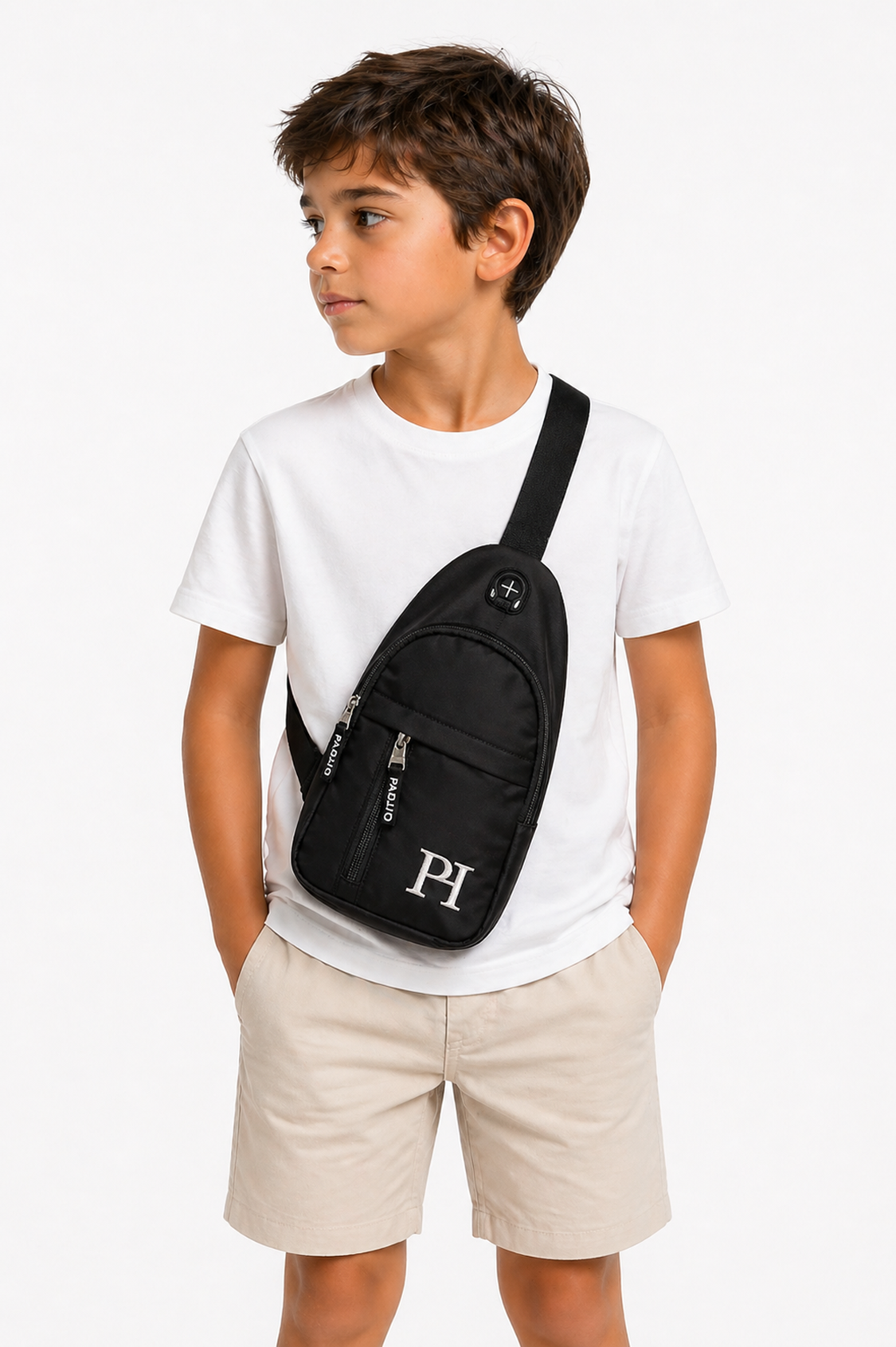 PADIJO Sling Bag – Father & Son Matching Set (Black)