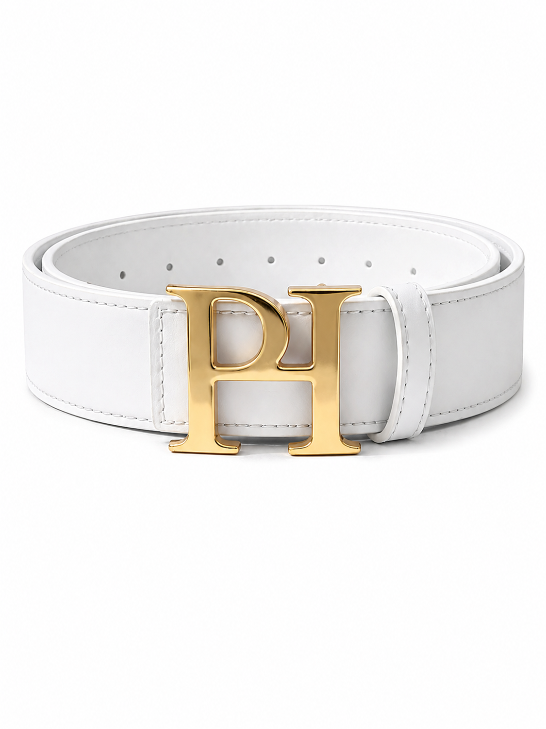 PADIJO Belt – White & Gold